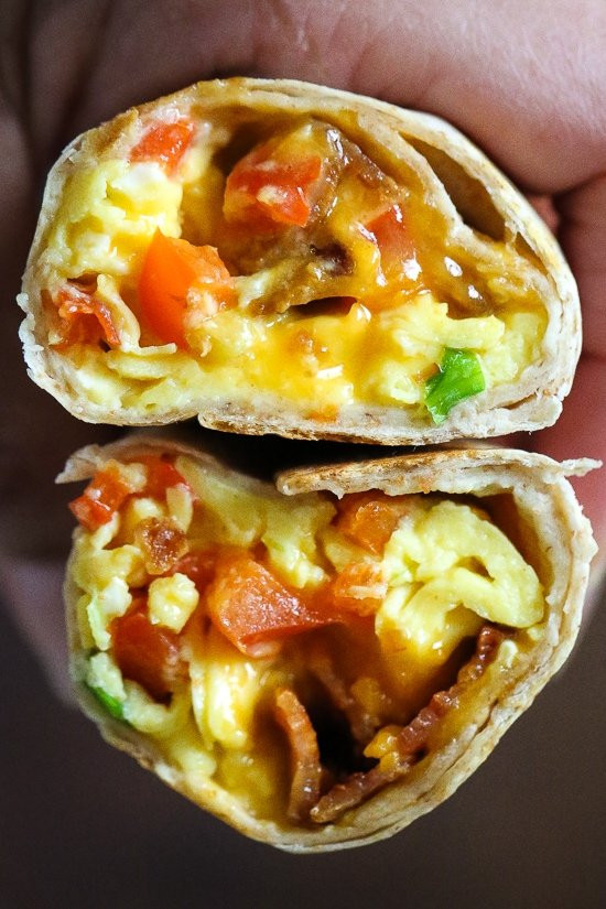 Freezer Egg Burritos
 Freezer Breakfast Burritos Skinnytaste