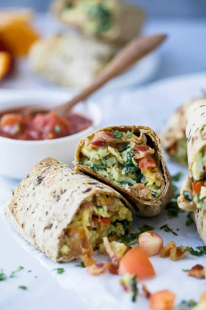 Freezer Egg Burritos
 Freezer Bacon & Egg Breakfast Burritos