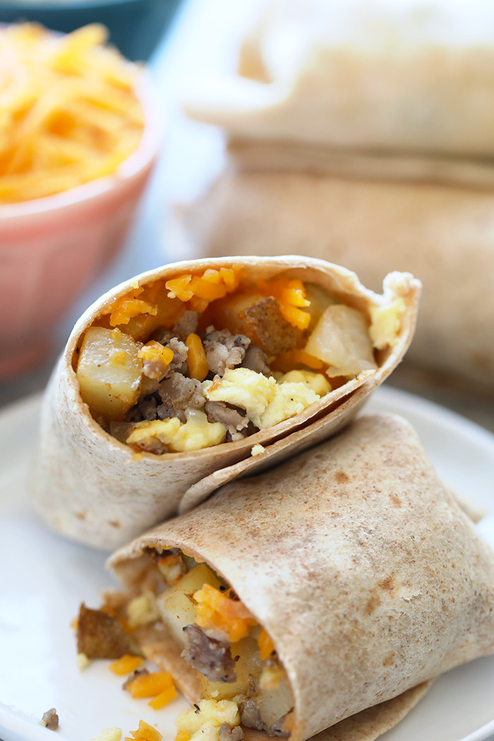 Freezer Egg Burritos
 VIDEO Make Ahead Freezer Breakfast Burritos Made in 30