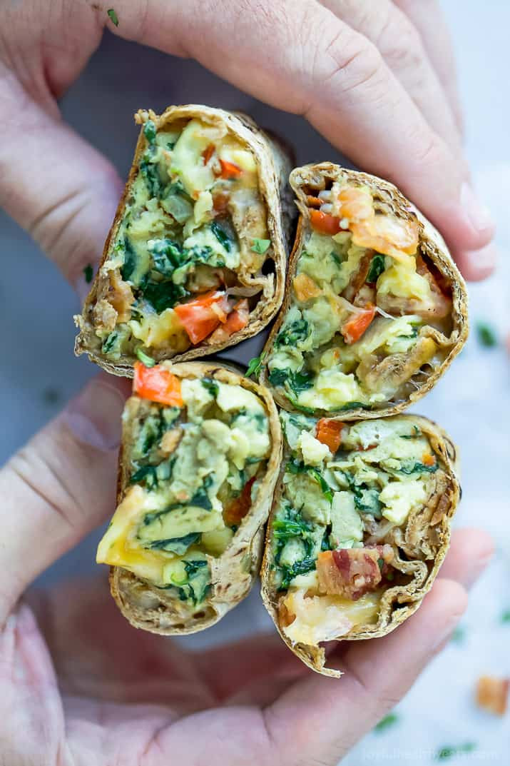 Freezer Egg Burritos
 Freezer Bacon & Egg Breakfast Burritos