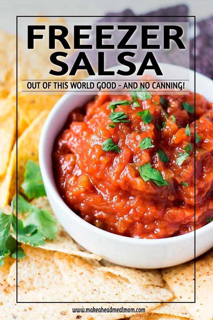 Freezer Salsa Recipe With Fresh Tomatoes
 Freezer Salsa Recipe