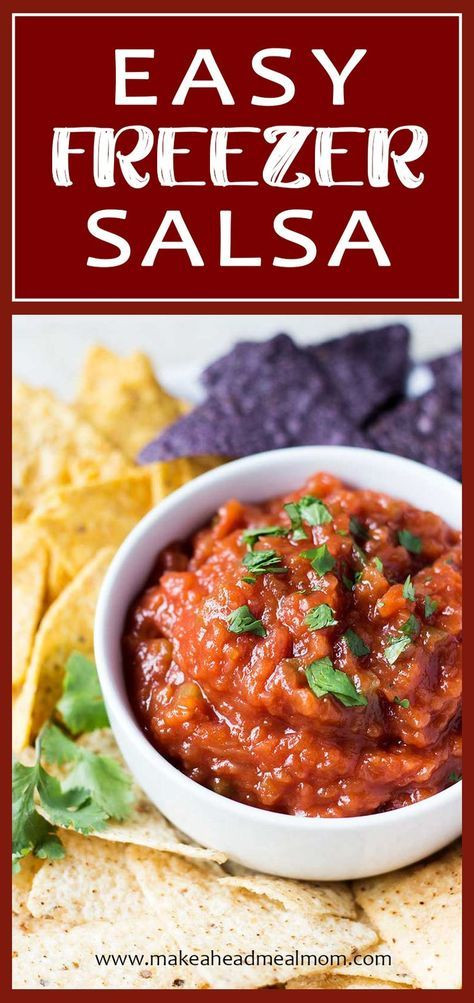 Freezer Salsa Recipe With Fresh Tomatoes
 Freezer Salsa Recipe