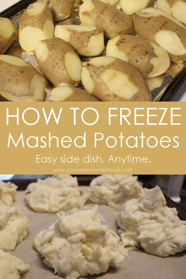 Freezing Mashed Potatoes
 How to Freeze Mashed Potatoes