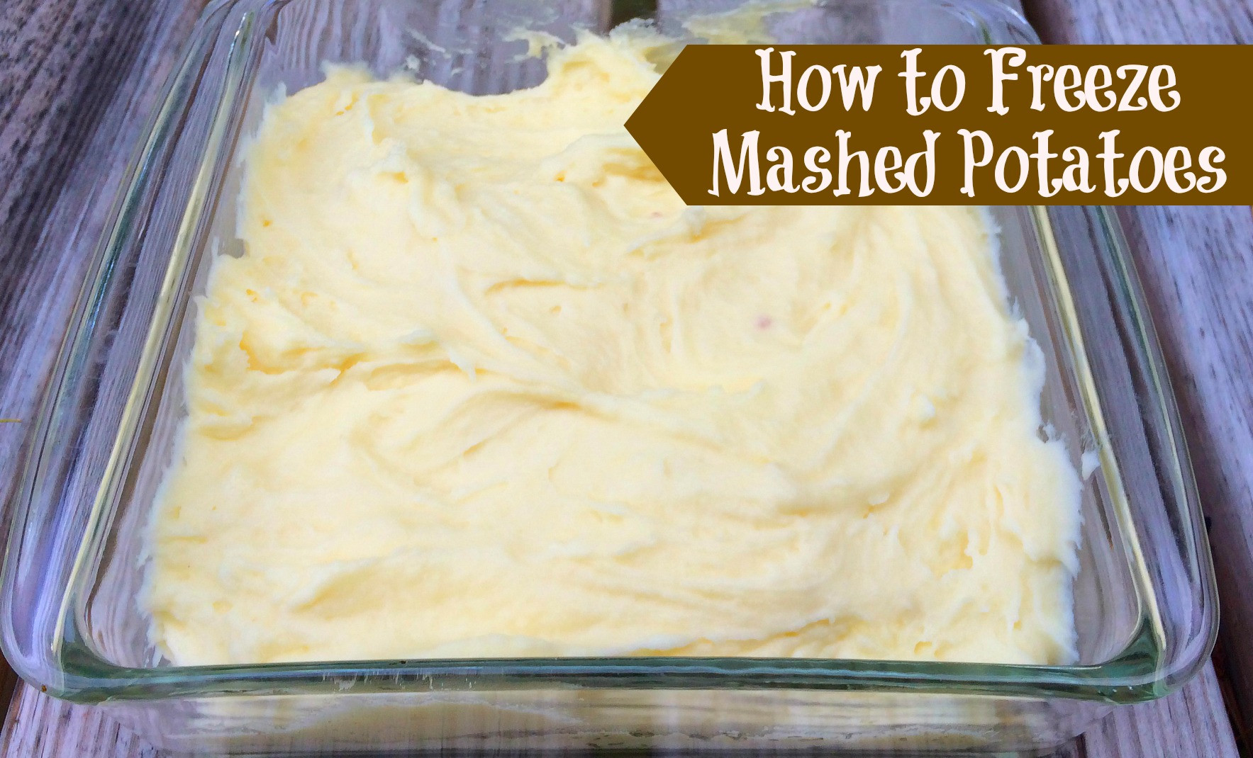 Freezing Mashed Potatoes
 How to Freeze Mashed Potatoes NEPA Mom