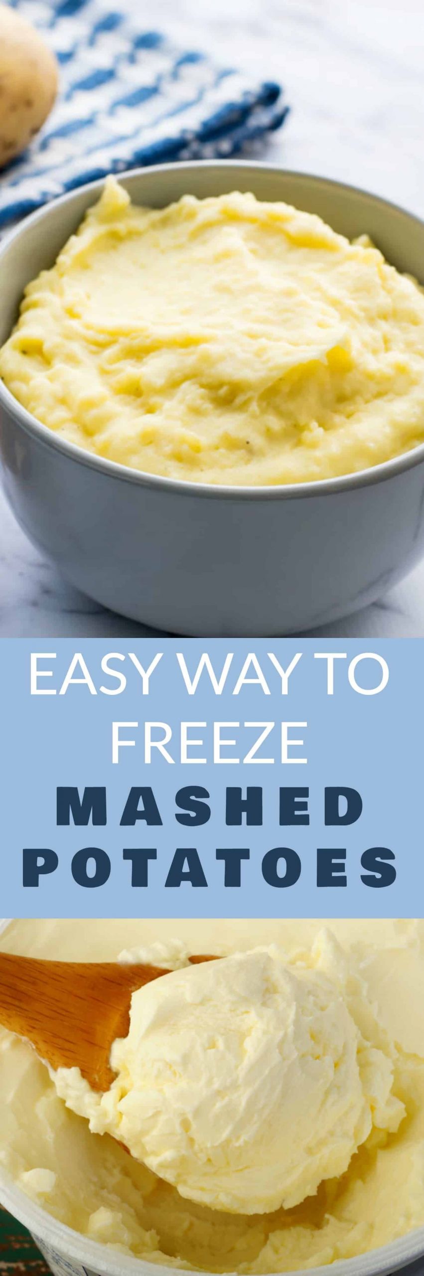 Freezing Mashed Potatoes
 Easy Way to Freeze Mashed Potatoes Brooklyn Farm Girl