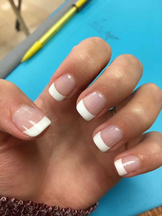 French Tip Acrylic Nails With Glitter
 French tip acrylic nails with glitter New Expression Nails