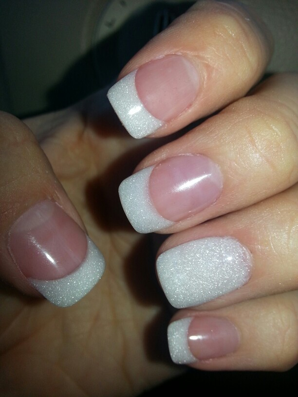 French Tip Acrylic Nails With Glitter
 Top 40 Unique French Acrylic Nails