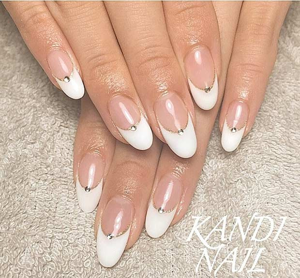 French Tip Nail Designs For Wedding
 31 Elegant Wedding Nail Art Designs Page 2 of 3