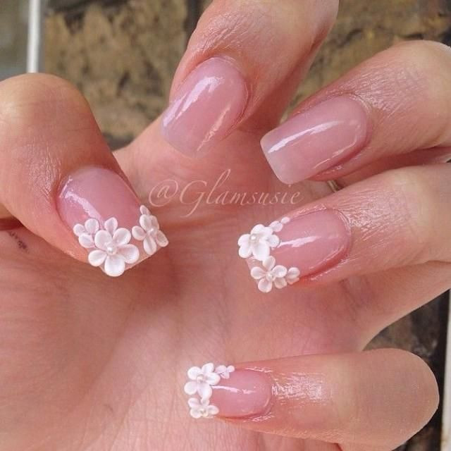 French Tip Nail Designs For Wedding
 50 Most Beautiful Wedding Nail Art Design Ideas For Bridal