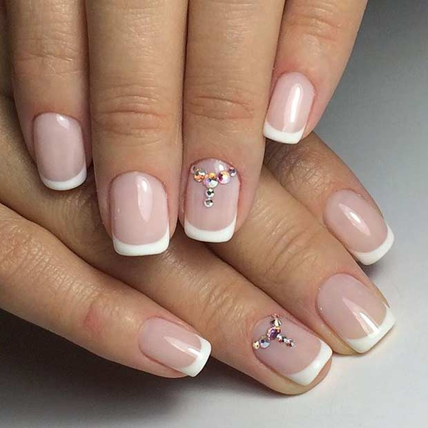 French Tip Nail Designs For Wedding
 80 Amazing Wedding Nail Designs Perfect for Brides