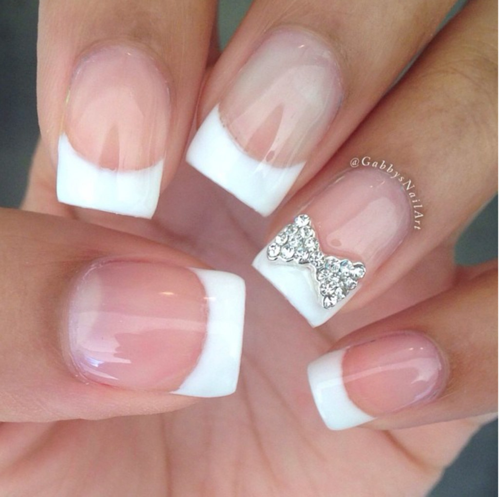 French Tip Nail Designs For Wedding
 15 Wedding Nail Designs For the Bride To Be