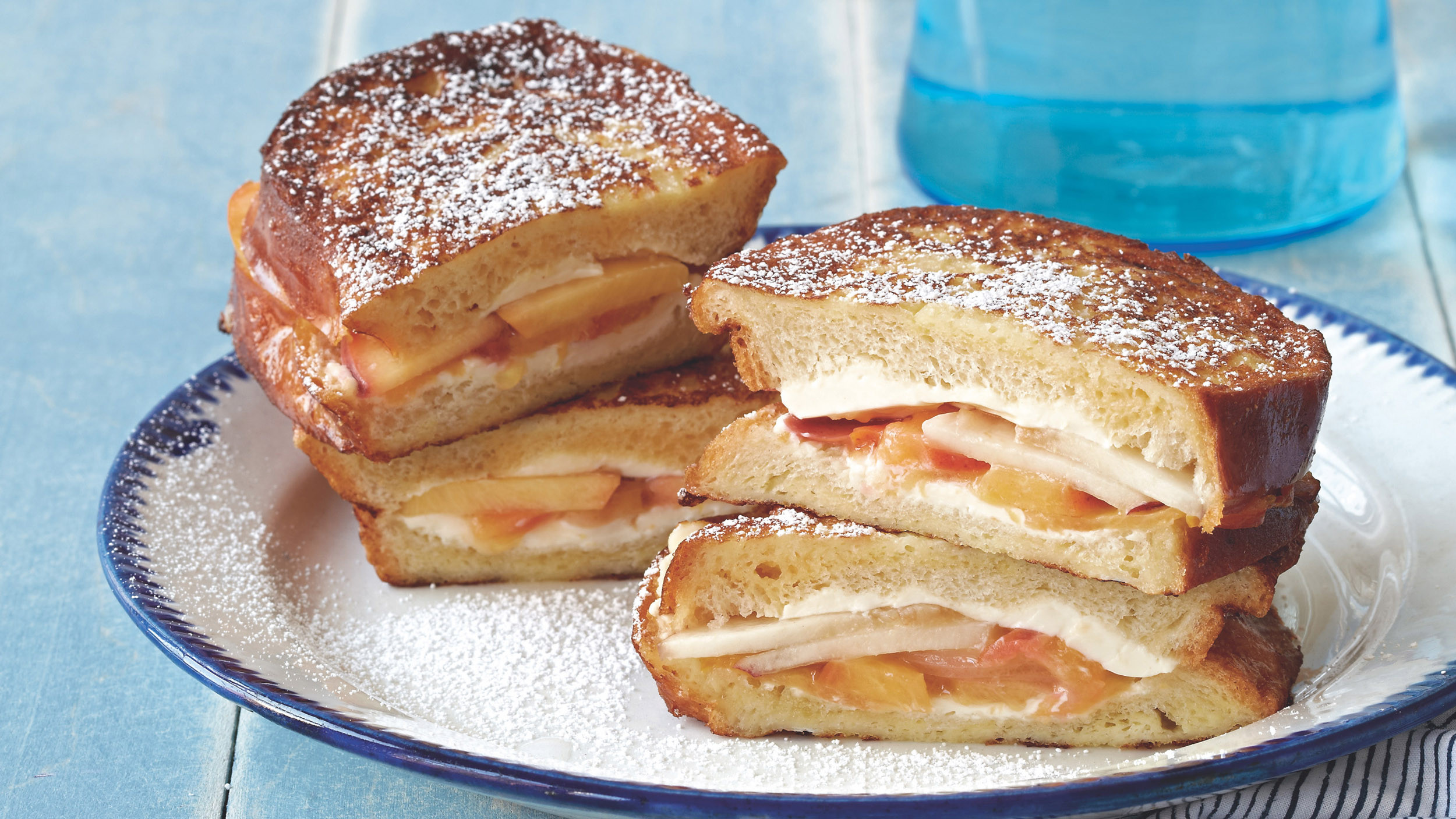 French Toast Sandwich
 Nectarine and Cream Cheese French Toast Sandwiches TODAY