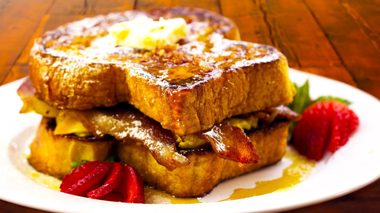 French Toast Sandwich
 Ultimate French Toast Breakfast Sandwich Recipe with How