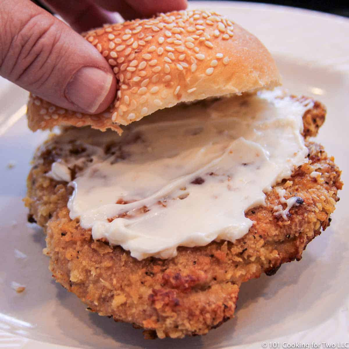 Fried Pork Sandwiches
 Oven Fried Pork Tenderloin Sandwiches