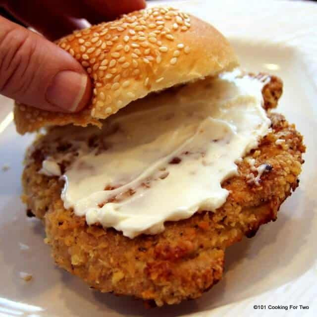 Fried Pork Sandwiches
 Oven Fried Pork Tenderloin Sandwiches