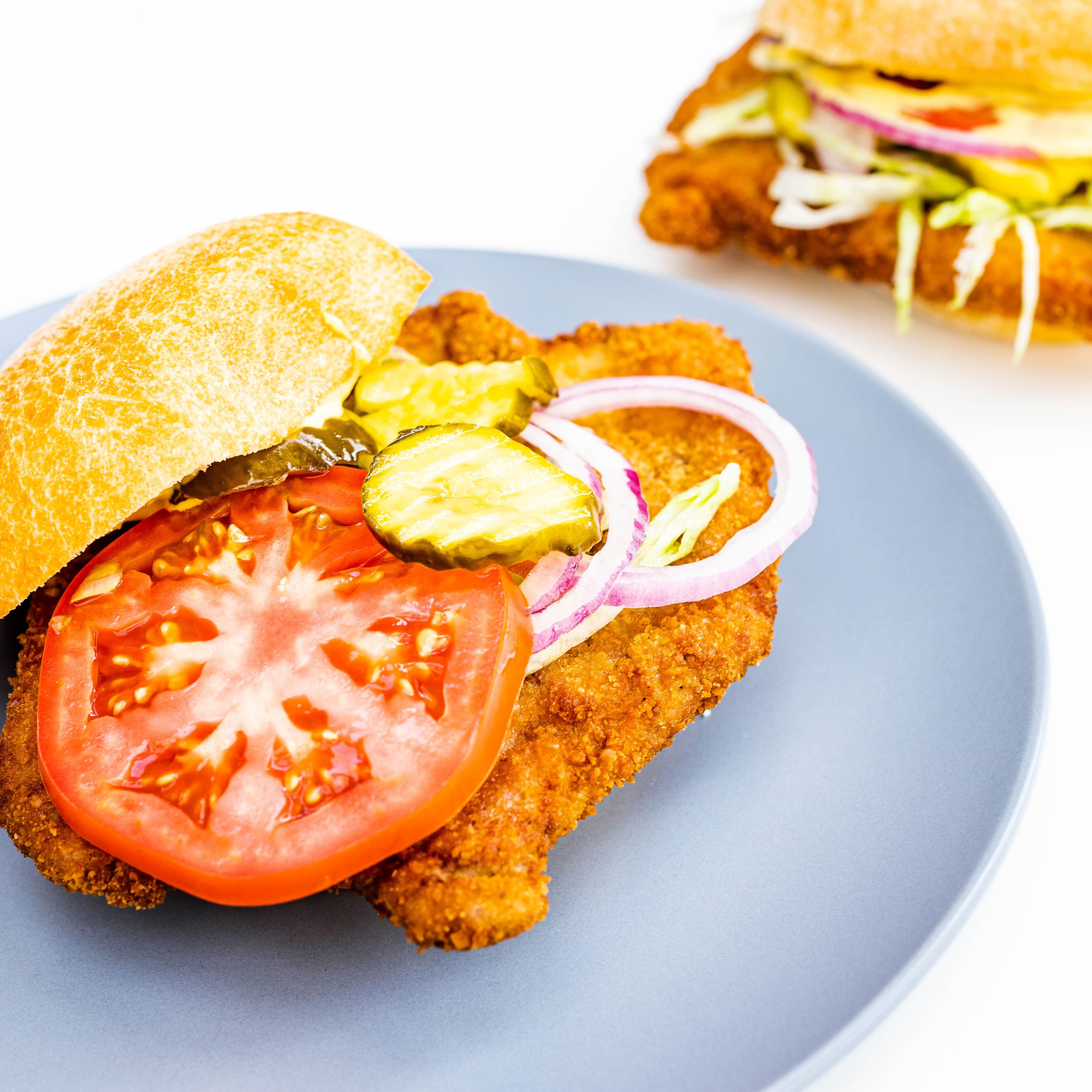 Fried Pork Sandwiches
 Fried Pork Tenderloin Sandwiches—temps and all