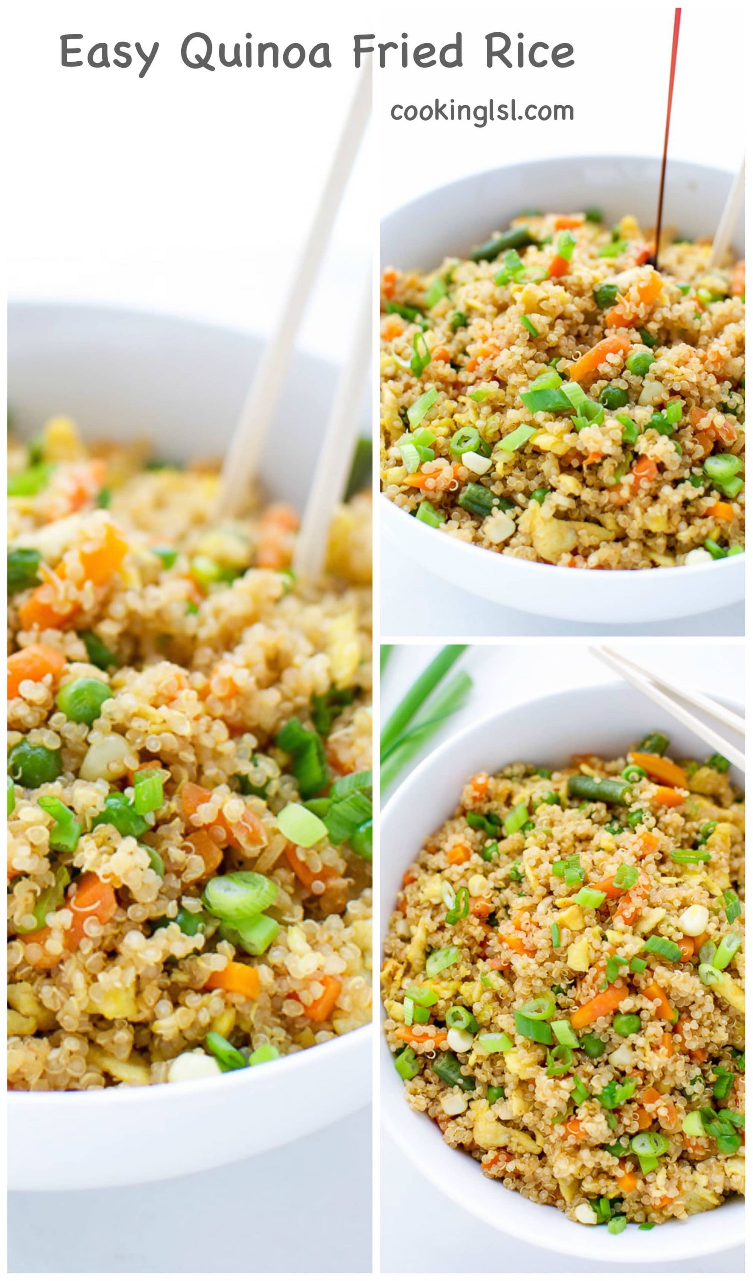 Fried Rice Easy
 Easy Quinoa Fried Rice Recipe Made With Frozen Ve ables