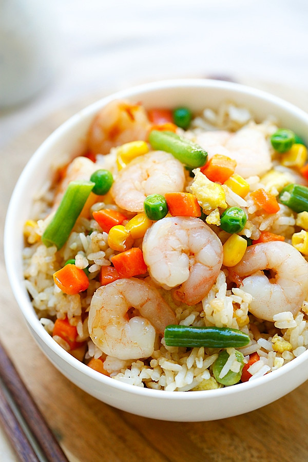 Fried Rice With Shrimp
 Shrimp Fried Rice Better Than Takeout Rasa Malaysia