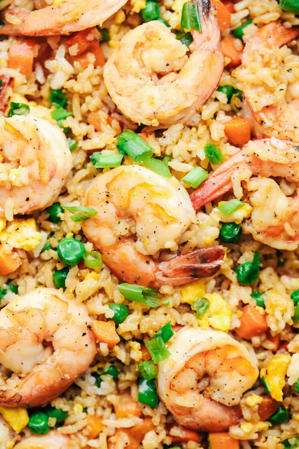Fried Rice With Shrimp
 Better than Takeout Shrimp Fried Rice