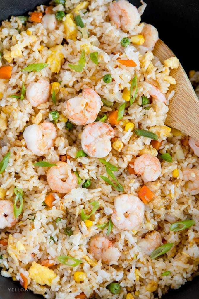 Fried Rice With Shrimp
 Shrimp Fried Rice Easy and Better Than Take Out