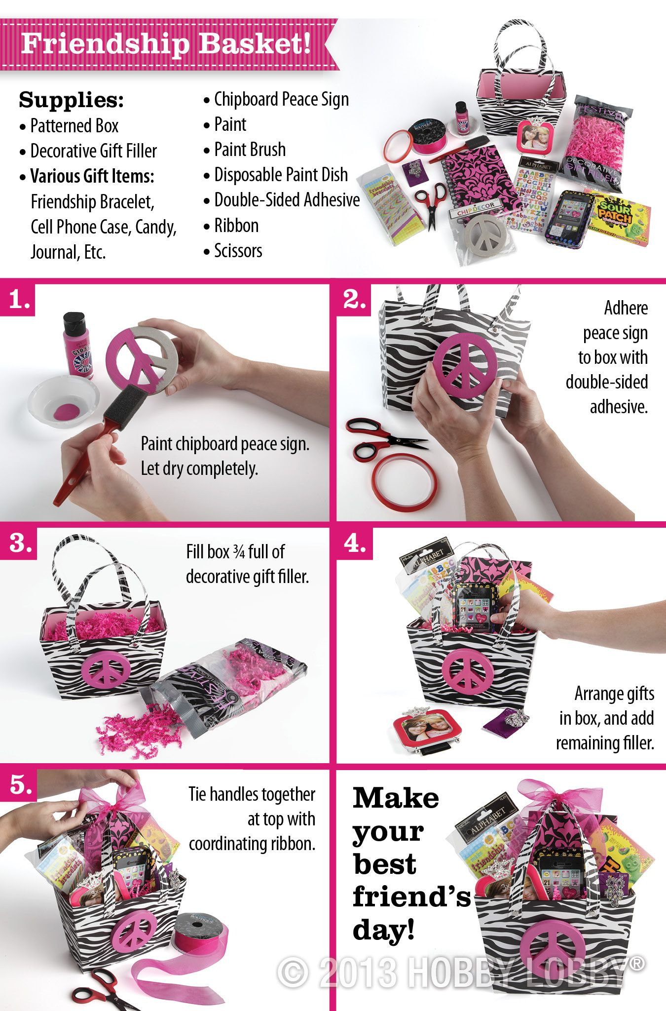 Friend Valentines Day Gift Ideas
 Make a DIY friendship basket for an awesome t this