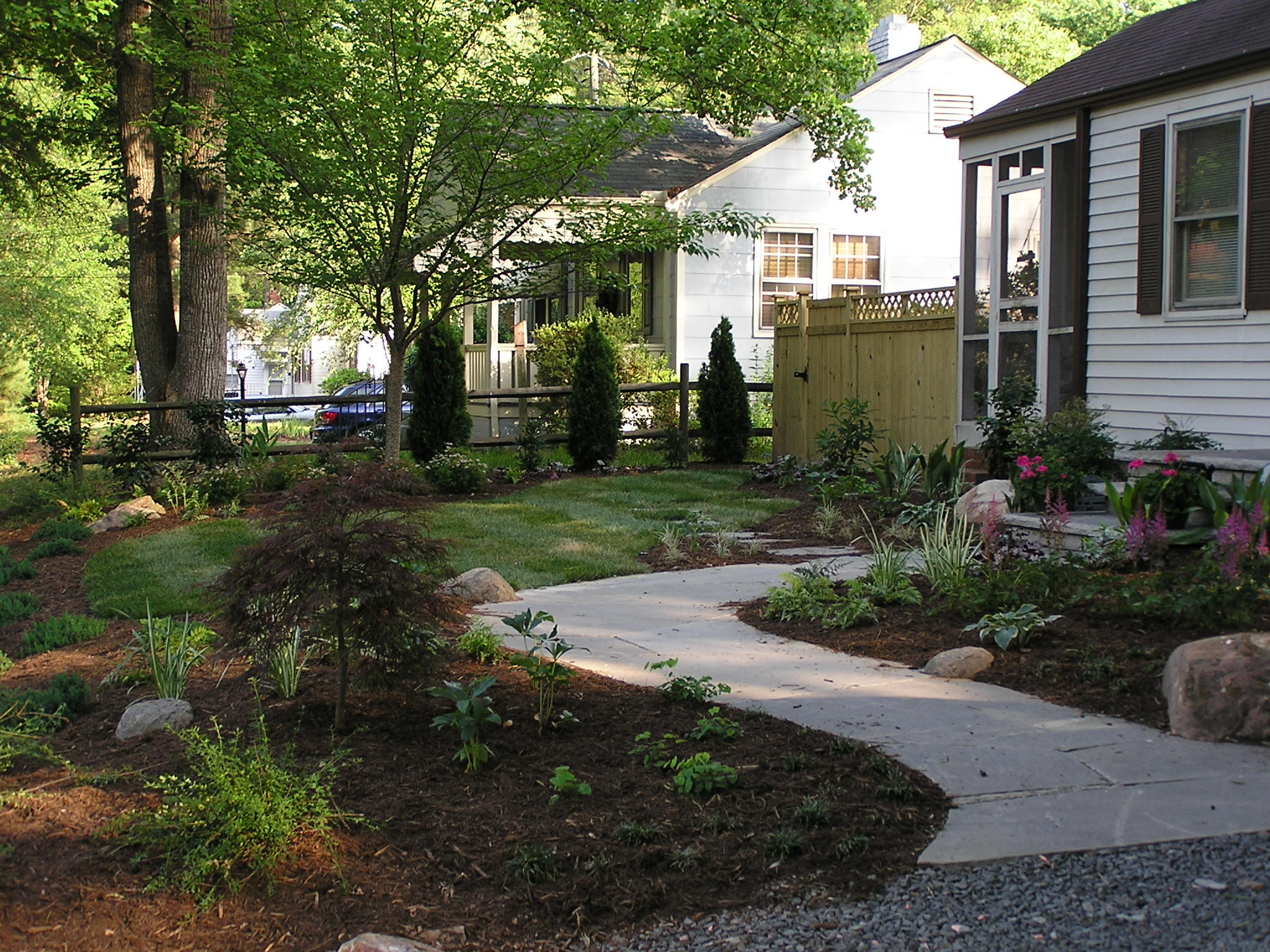 Front Landscape Design
 Durham Landscape Design Gallery