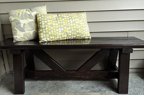 Front Porch Storage Bench
 12 Pretty And Practical DIY Front Porch Benches Shelterness