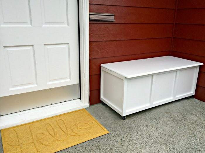 Front Porch Storage Bench
 How to Build an Outdoor Storage Bench The Handyman s