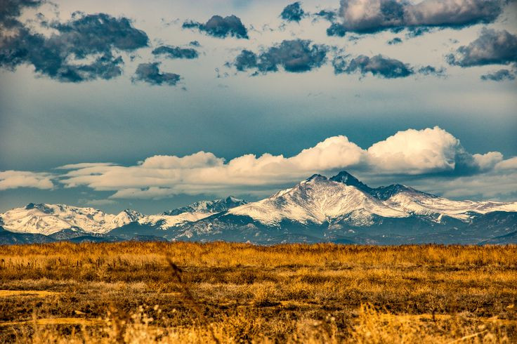 Front Range Landscape
 Rocky Mountains A view of Mount Meeker and Longs Peak on