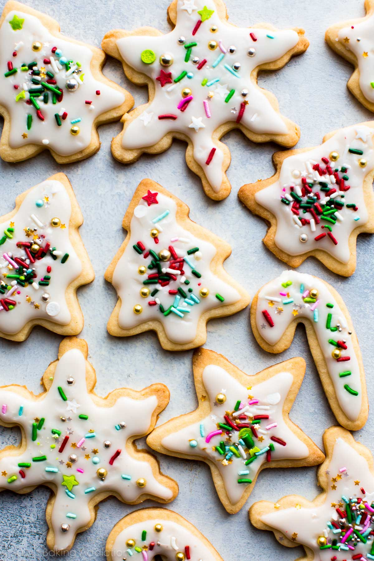 Frosting For Christmas Cookies
 Holiday Cut Out Sugar Cookies with Easy Icing Sallys