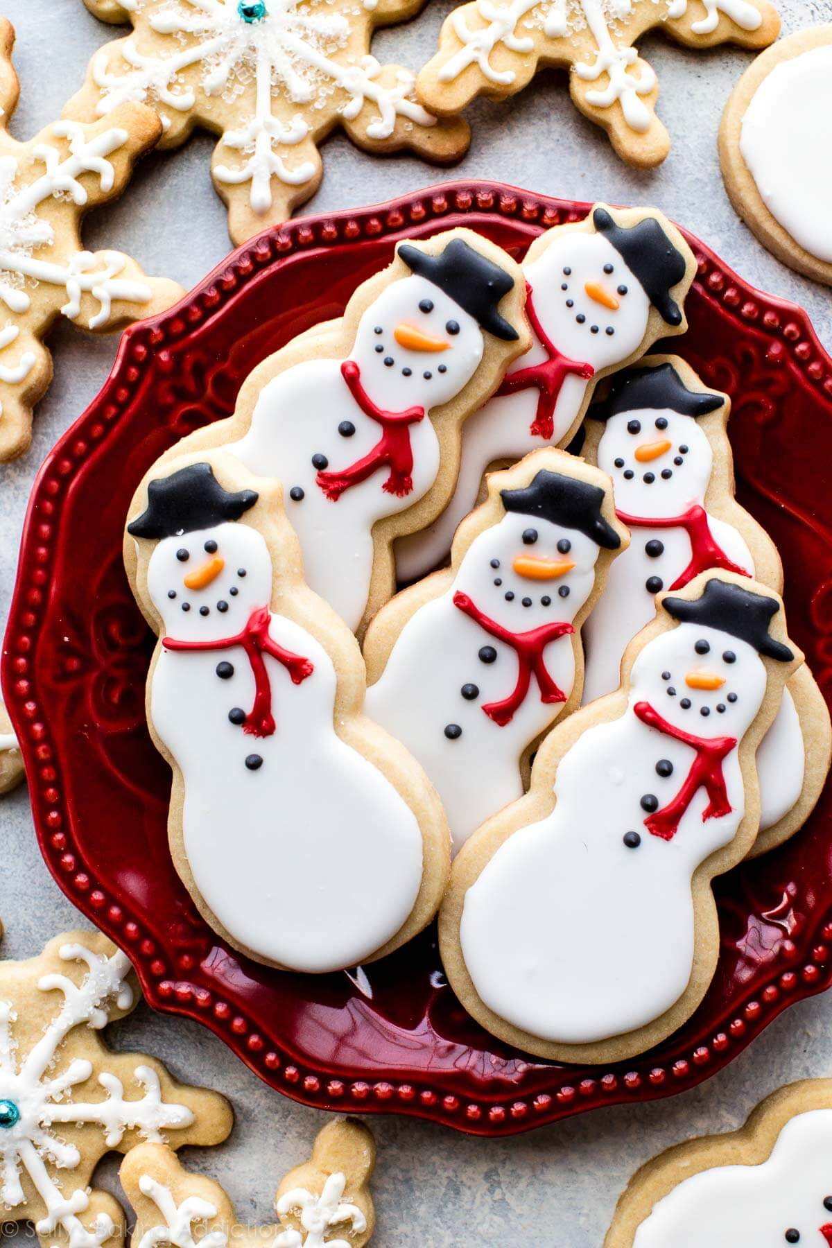 Frosting For Christmas Cookies
 Snowman Sugar Cookies