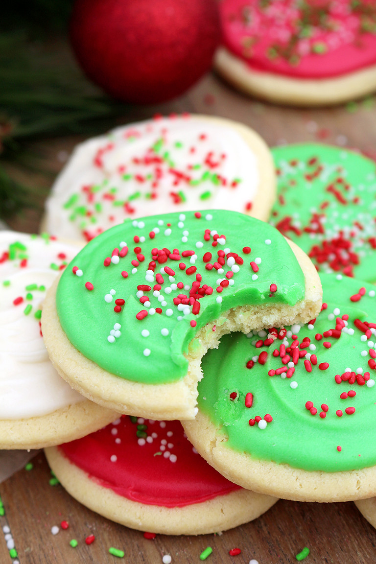 Frosting For Christmas Cookies
 Christmas Sugar Cookies with Cream Cheese Frosting Sweet