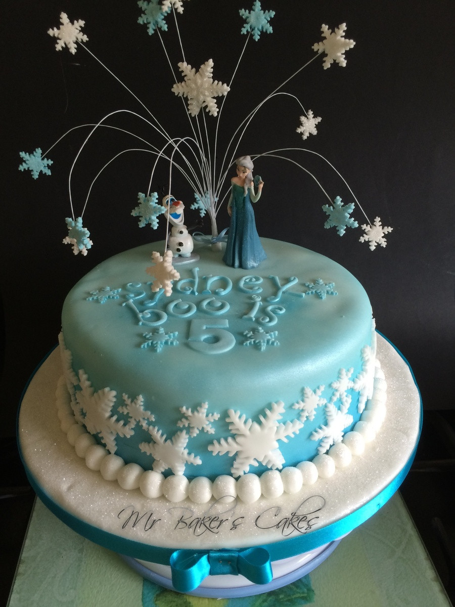 Frozen Birthday Cake Images
 Frozen Cake 2 CakeCentral