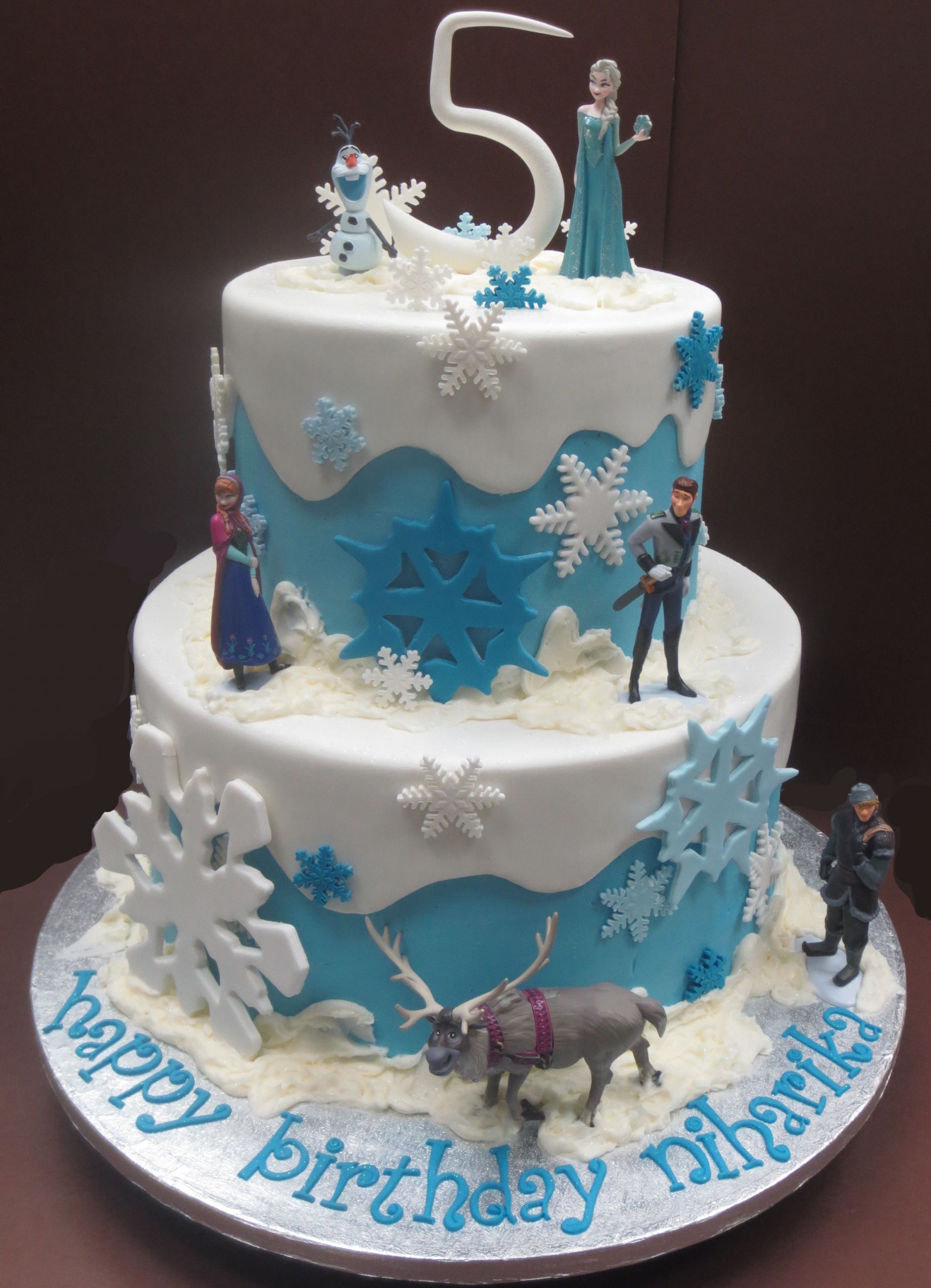 Frozen Birthday Cake Images
 frozen movie cake