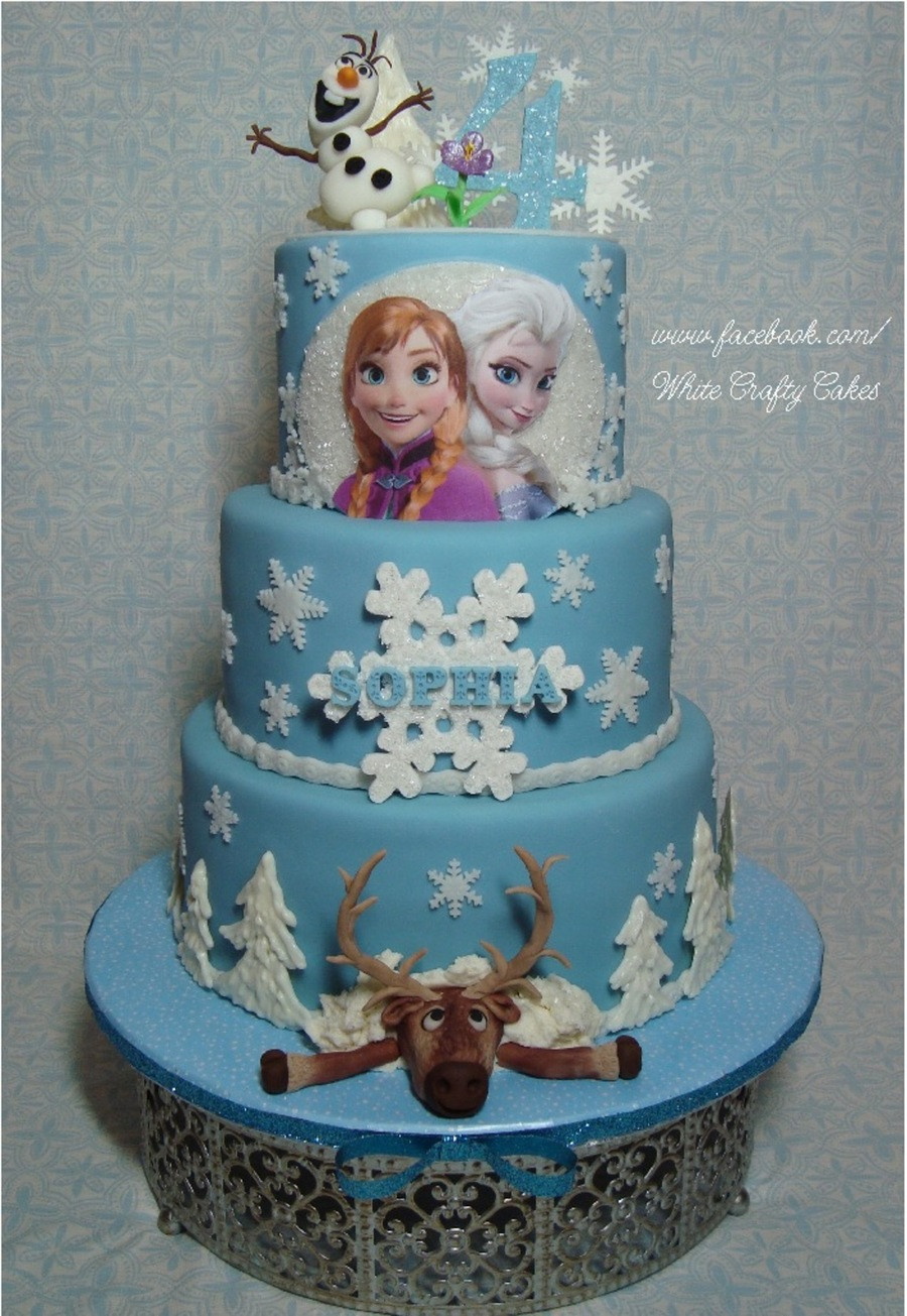 Frozen Birthday Cake Images
 Frozen Themed Cake CakeCentral