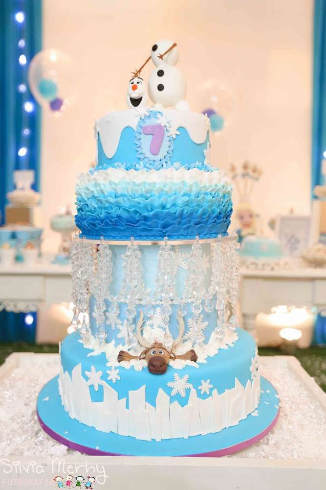 Frozen Birthday Cakes Images
 8 of the Coolest Frozen Birthday Cakes Ever