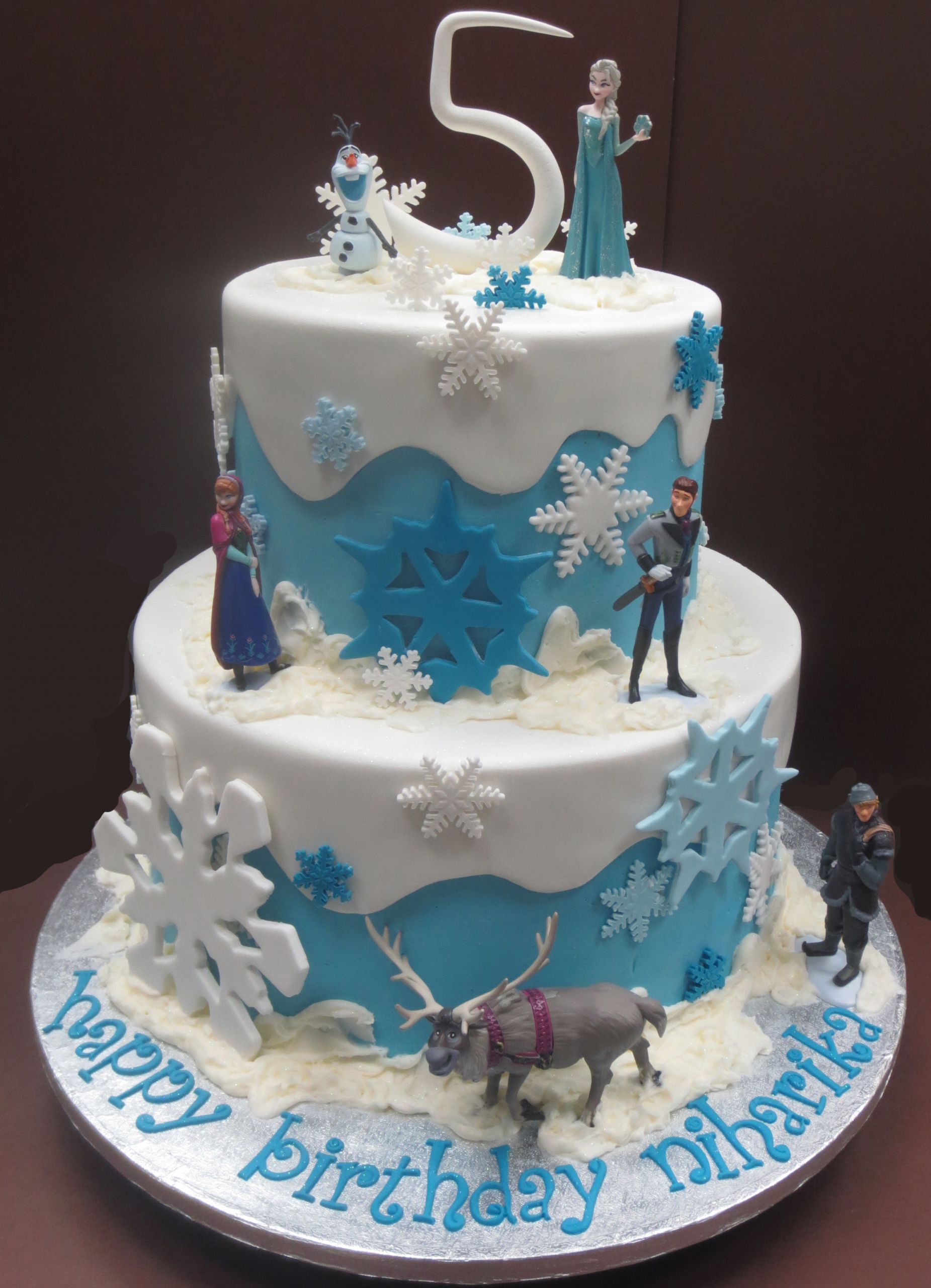 Frozen Birthday Cakes Images
 frozen movie cake