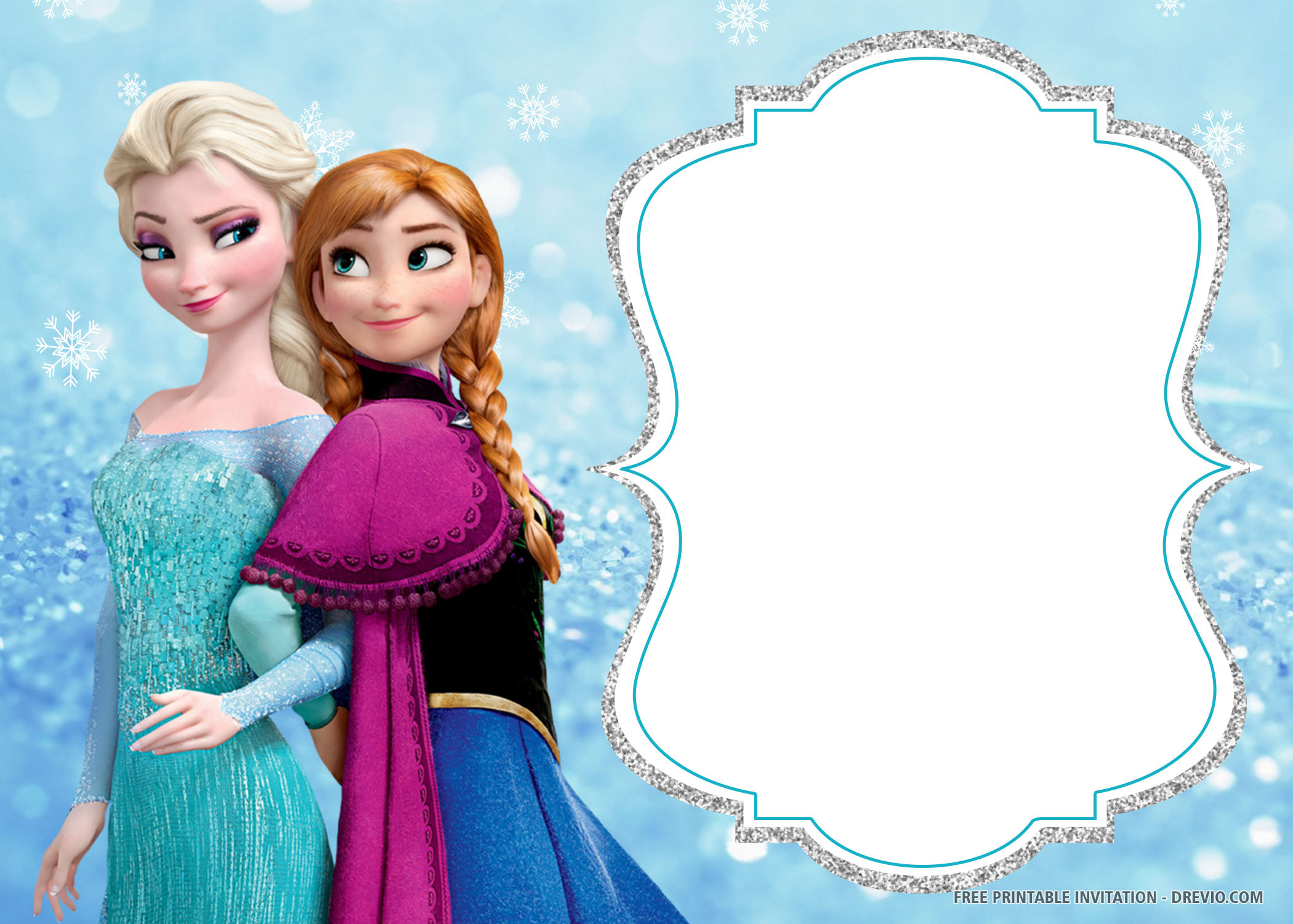 Frozen Birthday Invitations
 Free Printable Frozen Birthday Invitation Templates