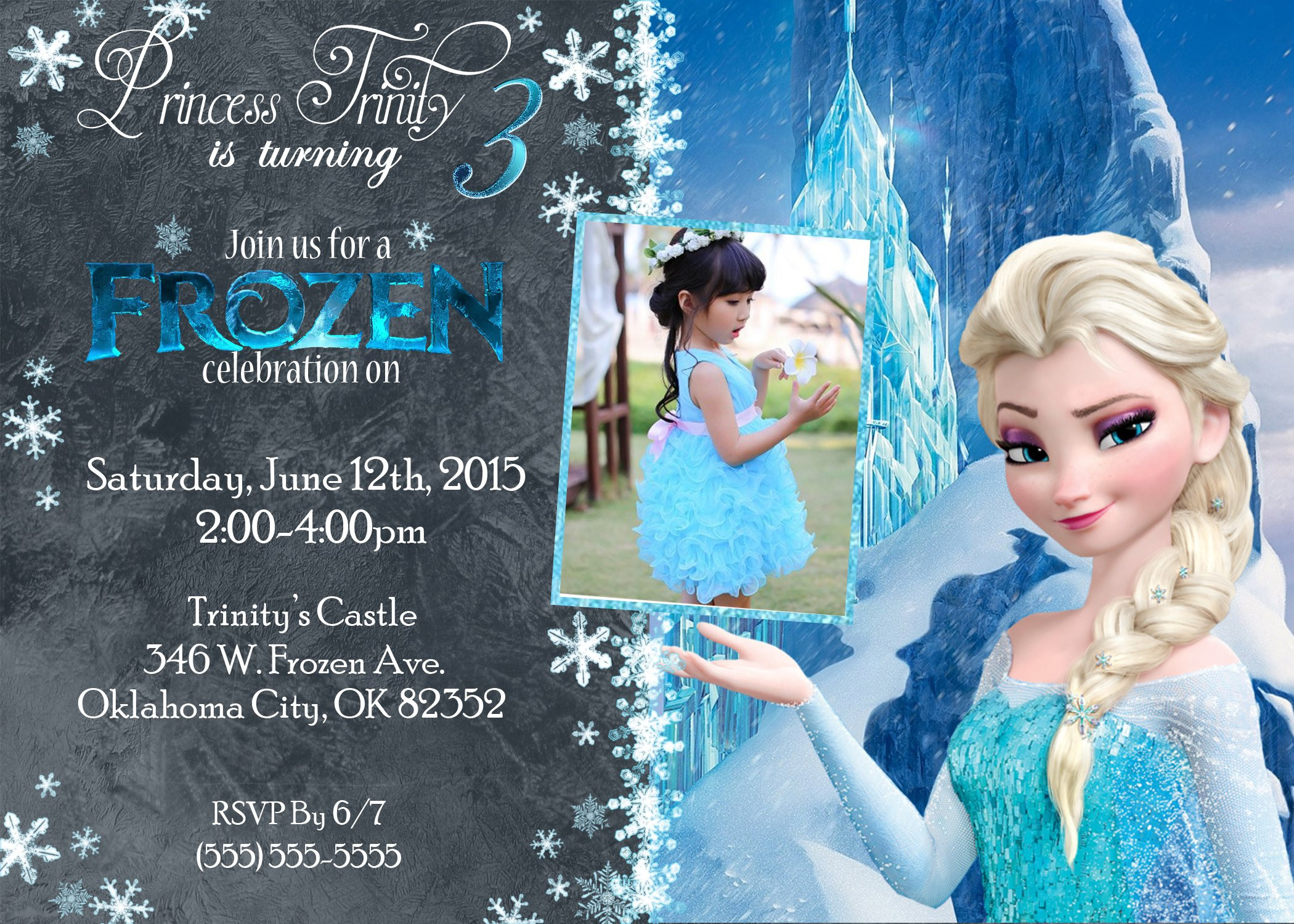 Frozen Birthday Invitations
 Frozen birthday invitations frozen birthday invitations