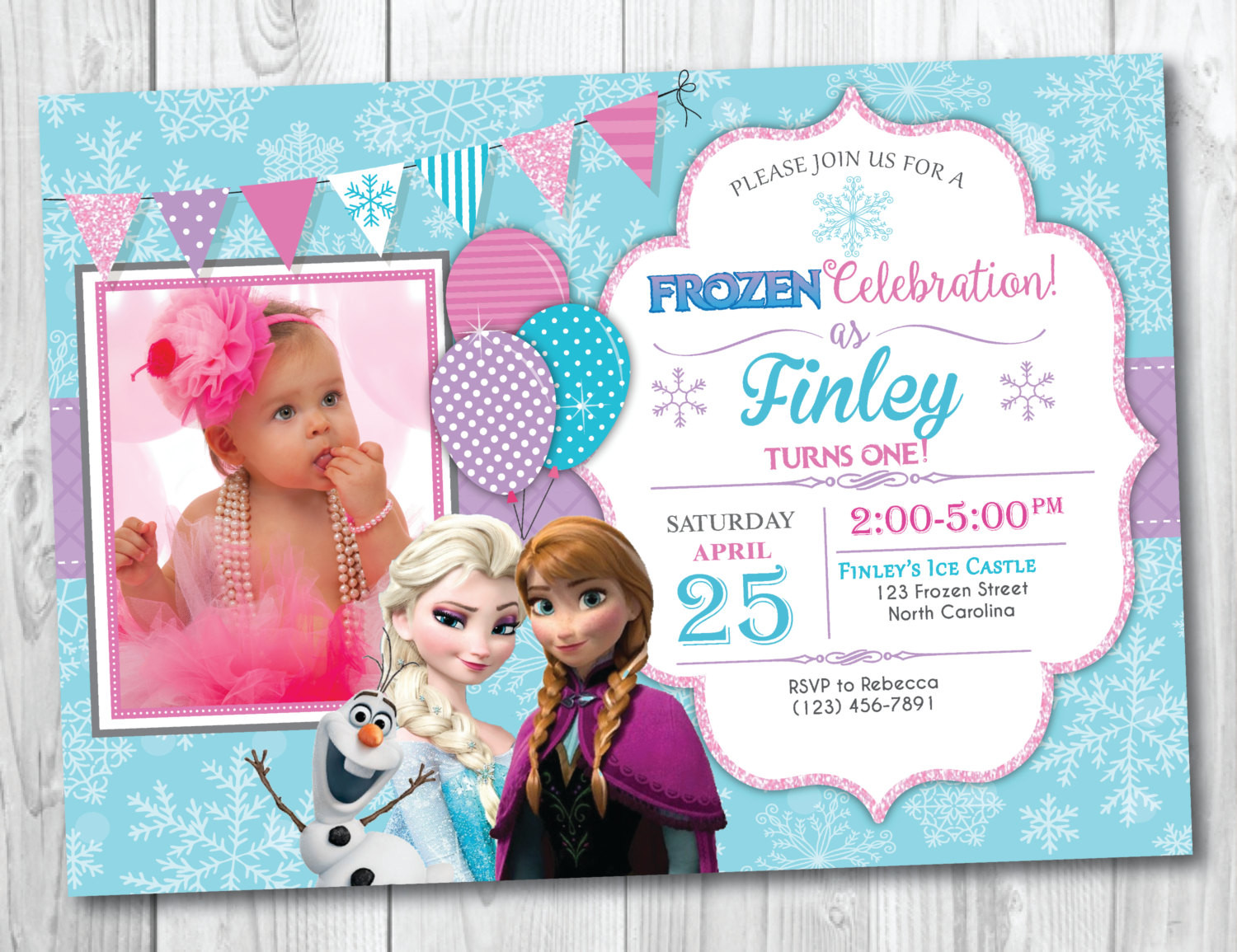 Frozen Birthday Party Invitation
 Frozen Birthday Invitation Printable With Frozen