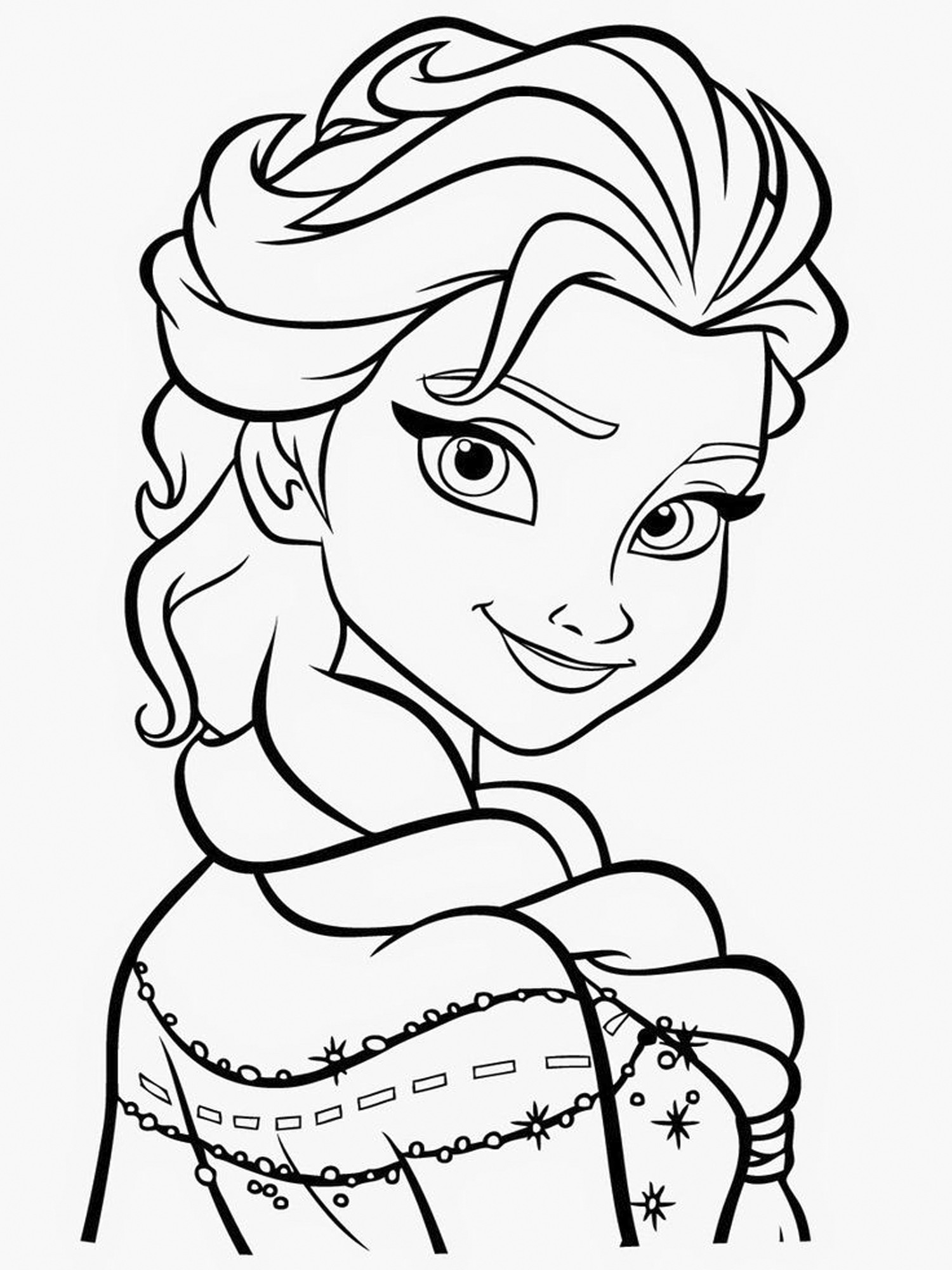 Frozen Coloring Pages For Kids
 Frozen Drawing For Kids at GetDrawings