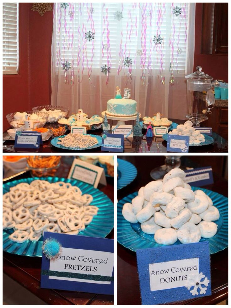 Frozen Tea Party Food Ideas
 Frozen themed food Party Ideas