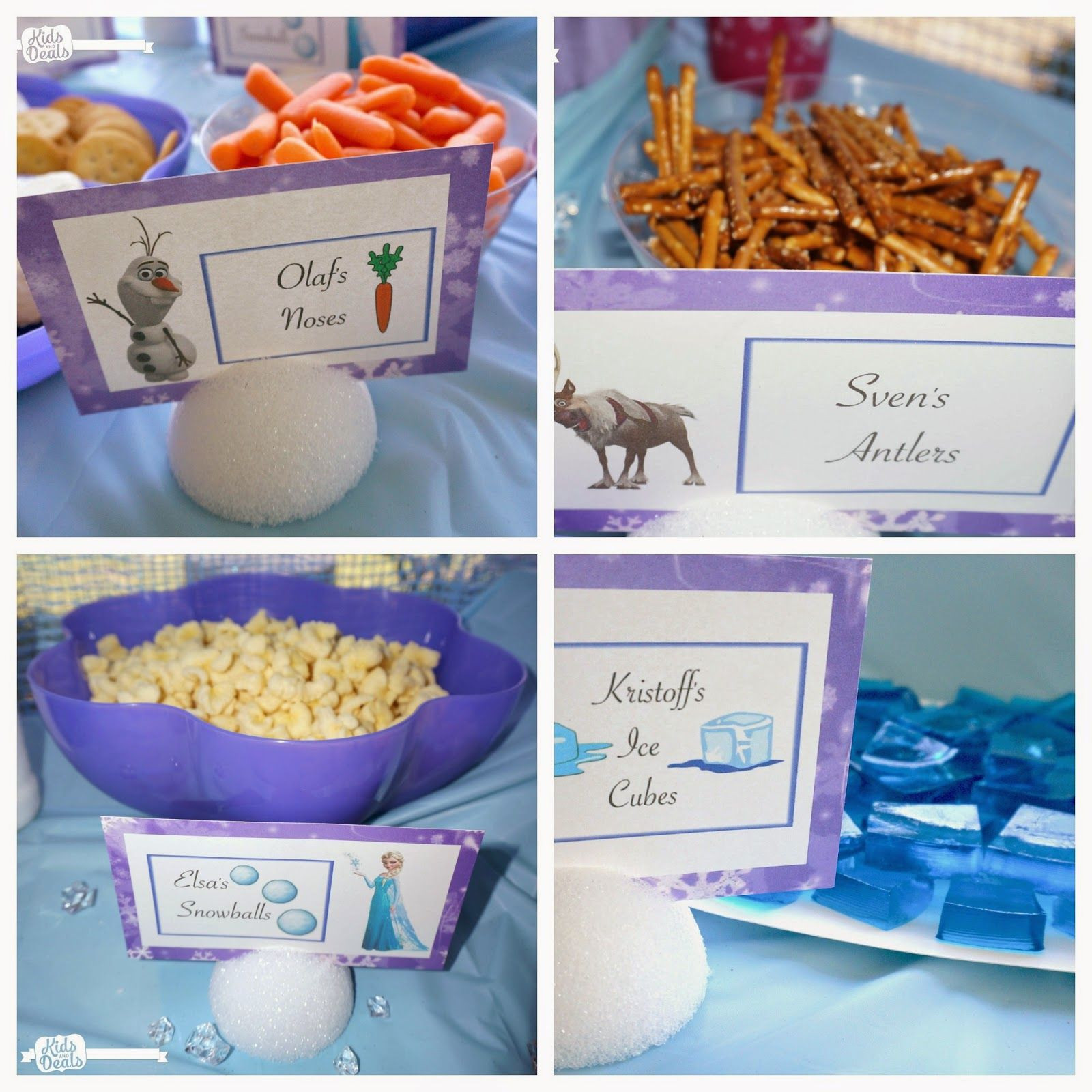 Frozen Tea Party Food Ideas
 Disney Frozen Birthday Party snacks foods