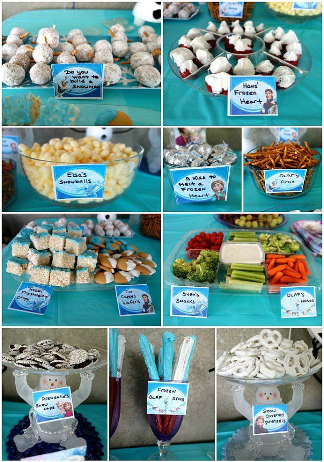 Frozen Tea Party Food Ideas
 Frozen Party Food Ideas