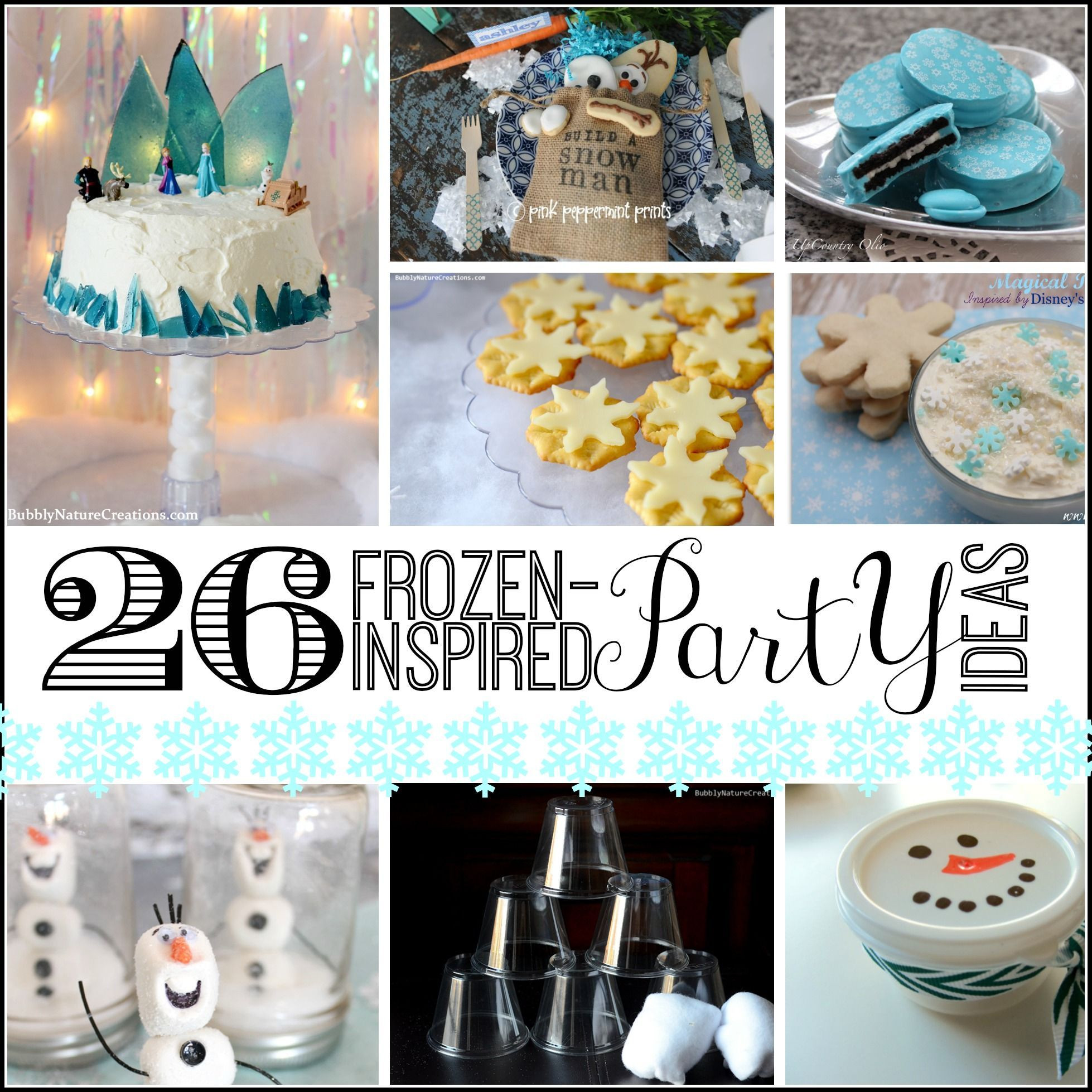 Frozen Tea Party Food Ideas
 If your little one is Elsa and Anna obsessed throw a