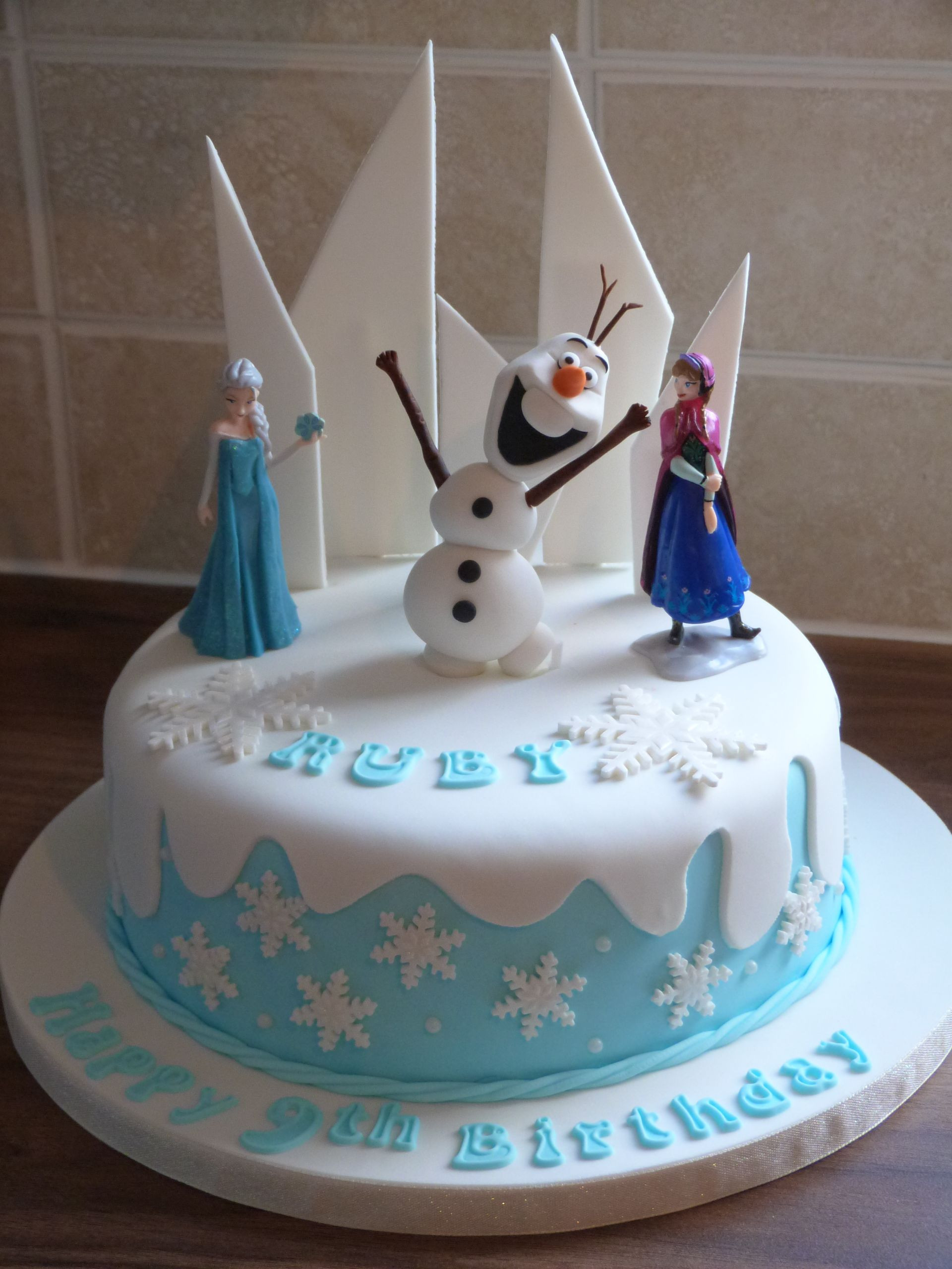 Frozen Themed Birthday Cake
 Frozen Themed Cakes