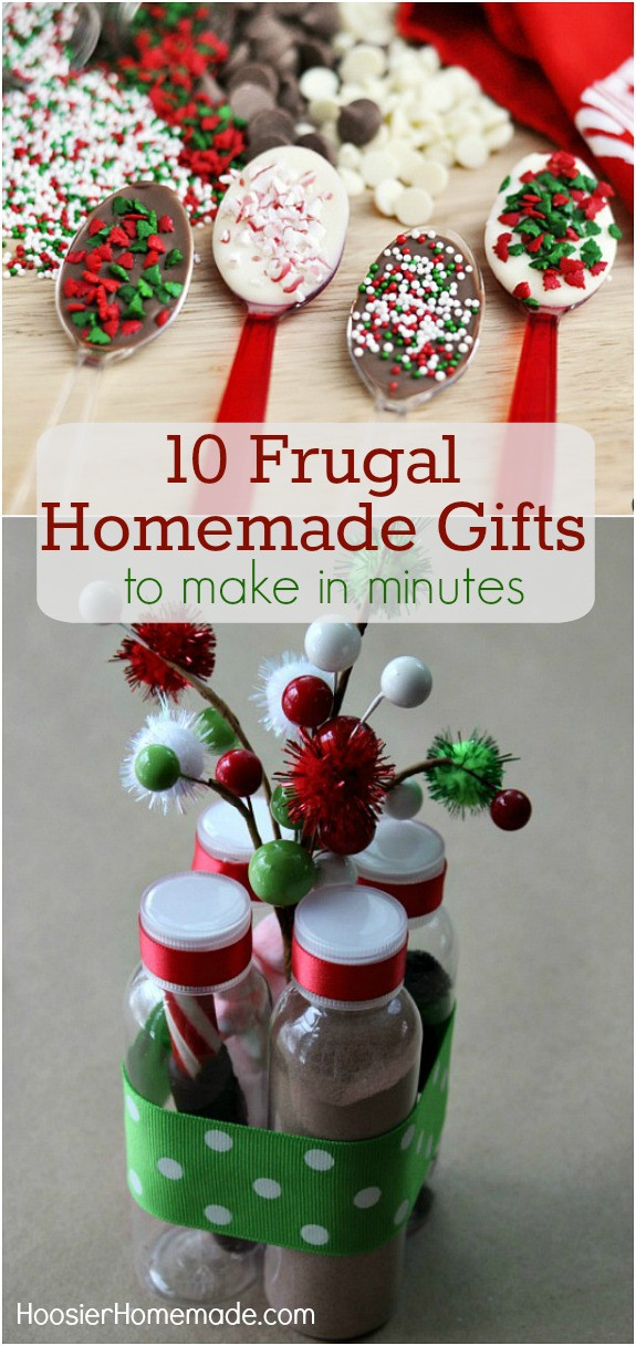 Frugal Christmas Gift Ideas
 Frugal Homemade Gift Ideas Hoosier Homemade