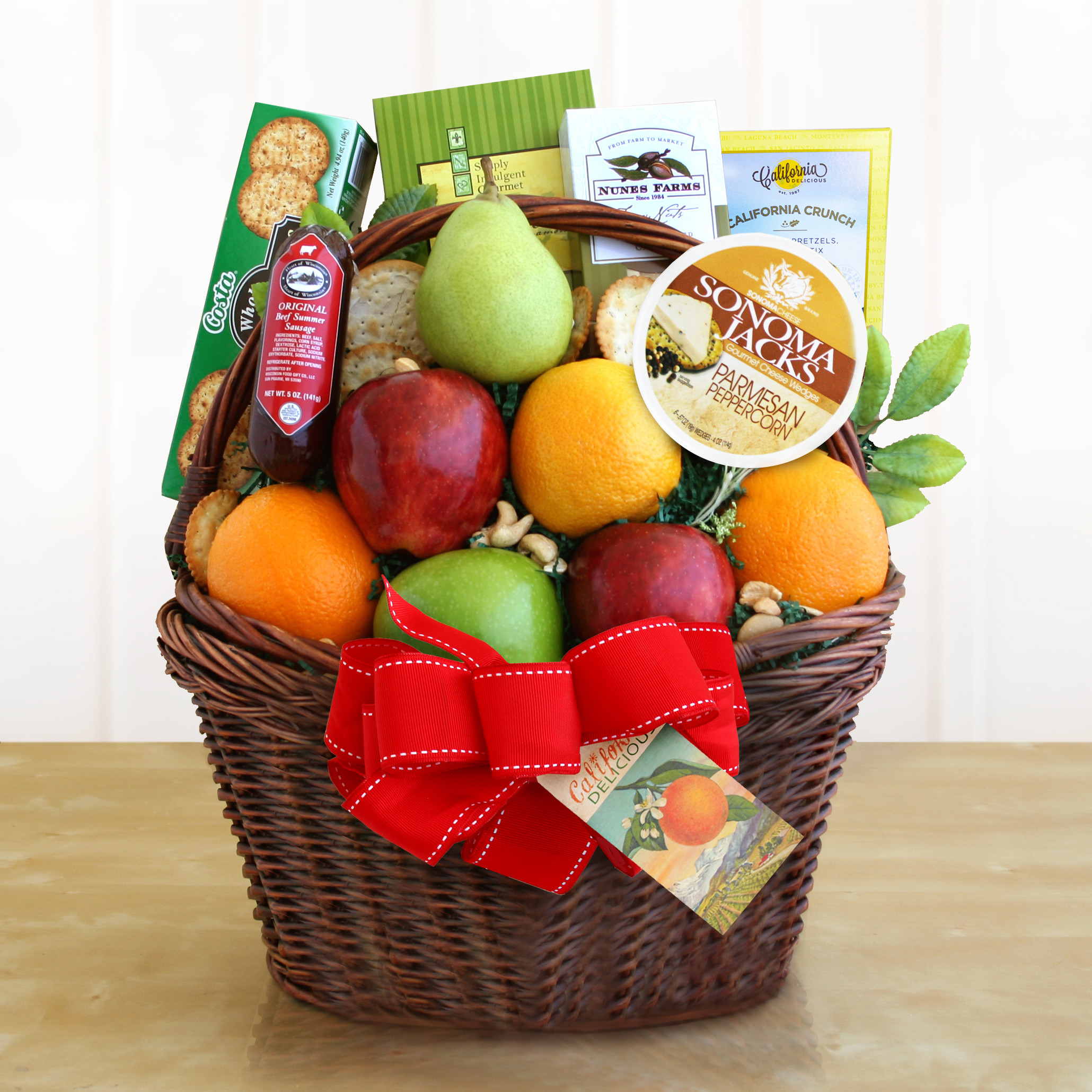 Fruit Basket Gift Ideas
 Gourmet Fruit Gift Basket – Wine Lovers Shopping Mall