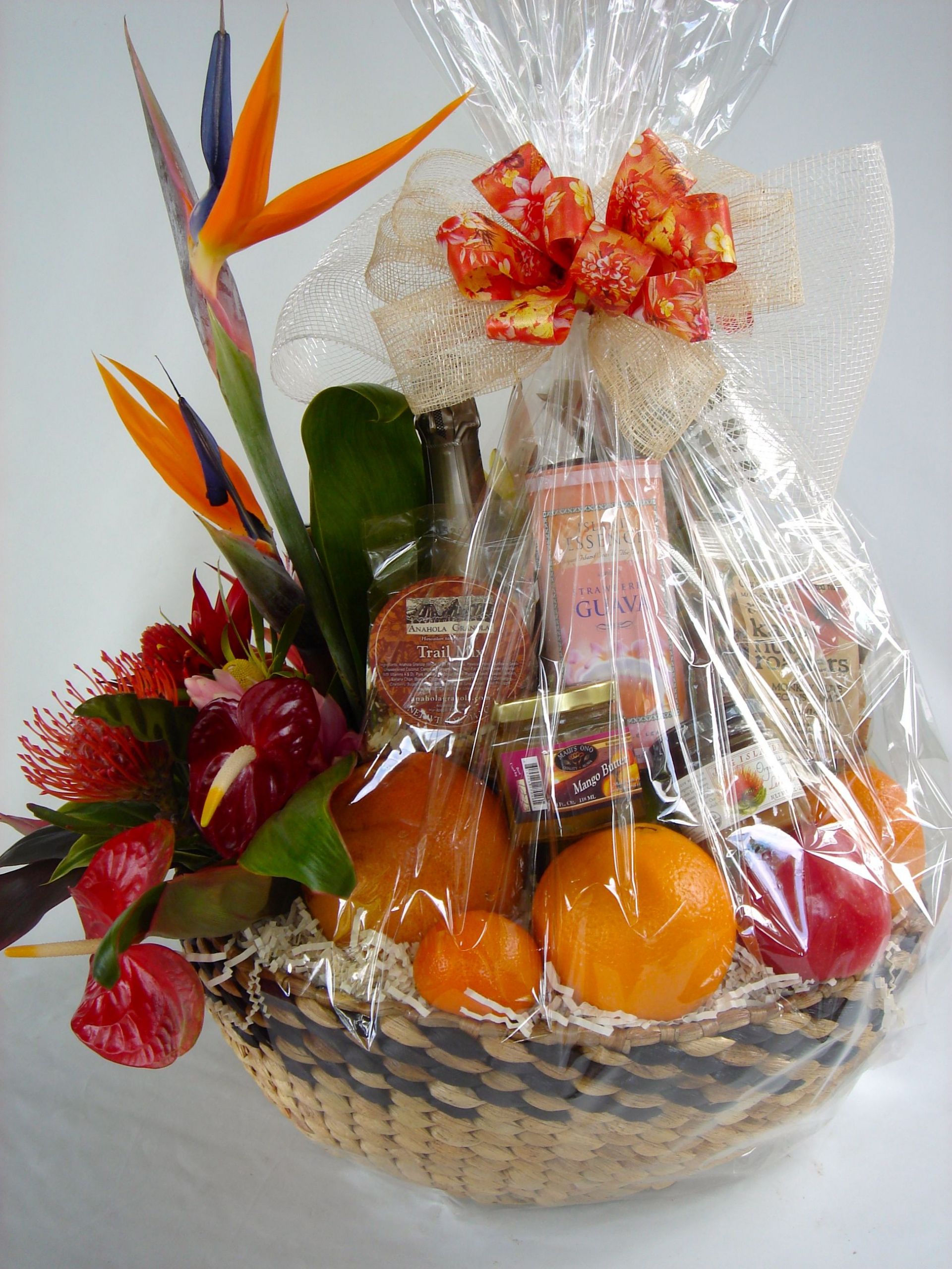 Fruit Basket Gift Ideas
 "Tropical Splendor" A unique Hawaiian t basket with