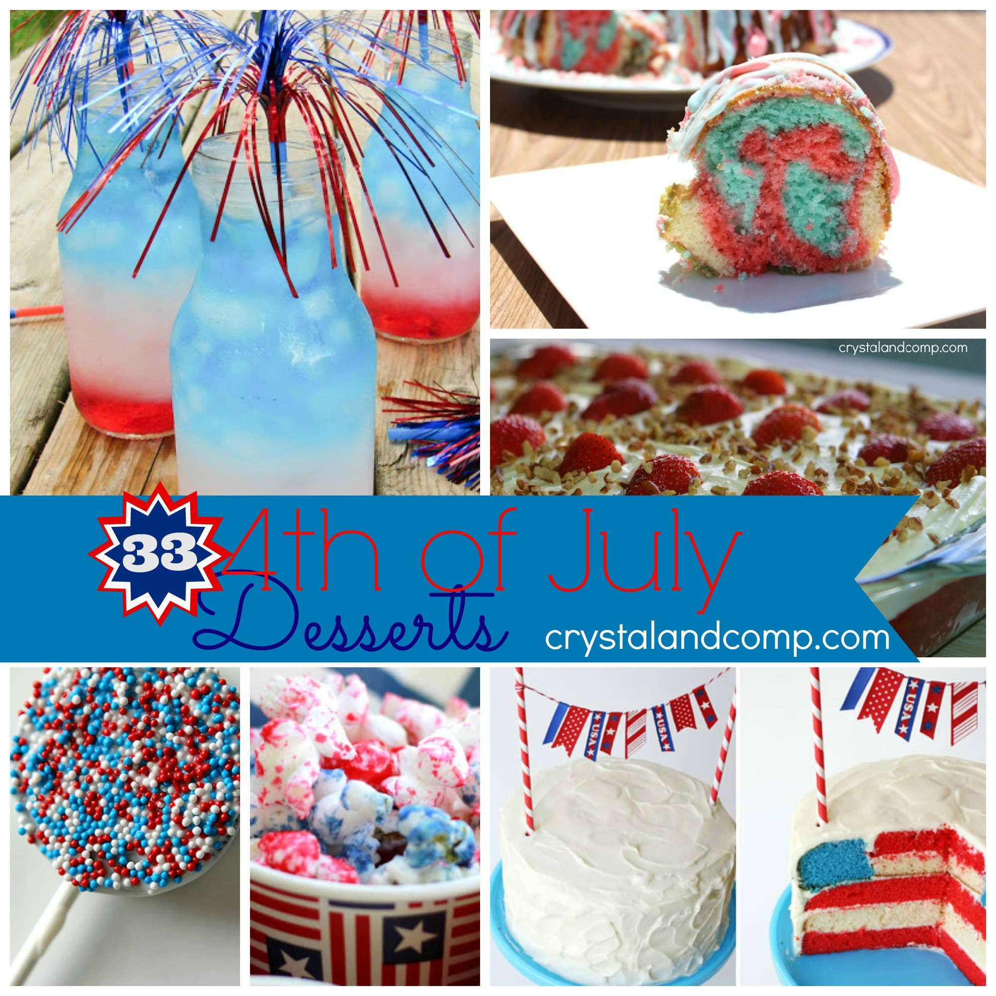 Fun 4Th Of July Desserts
 33 Easy Dessert Recipes for 4th of July